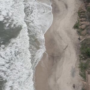 Beach Ocean Top Down Spin