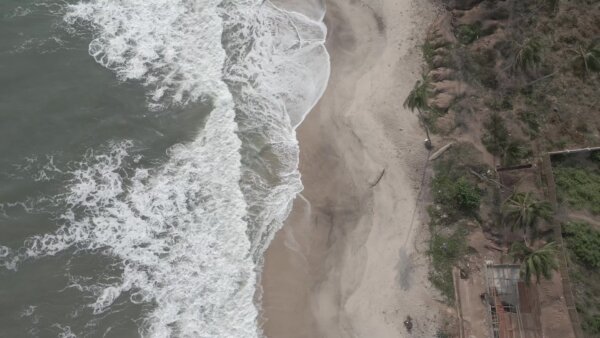 Beach Ocean Top Down Spin