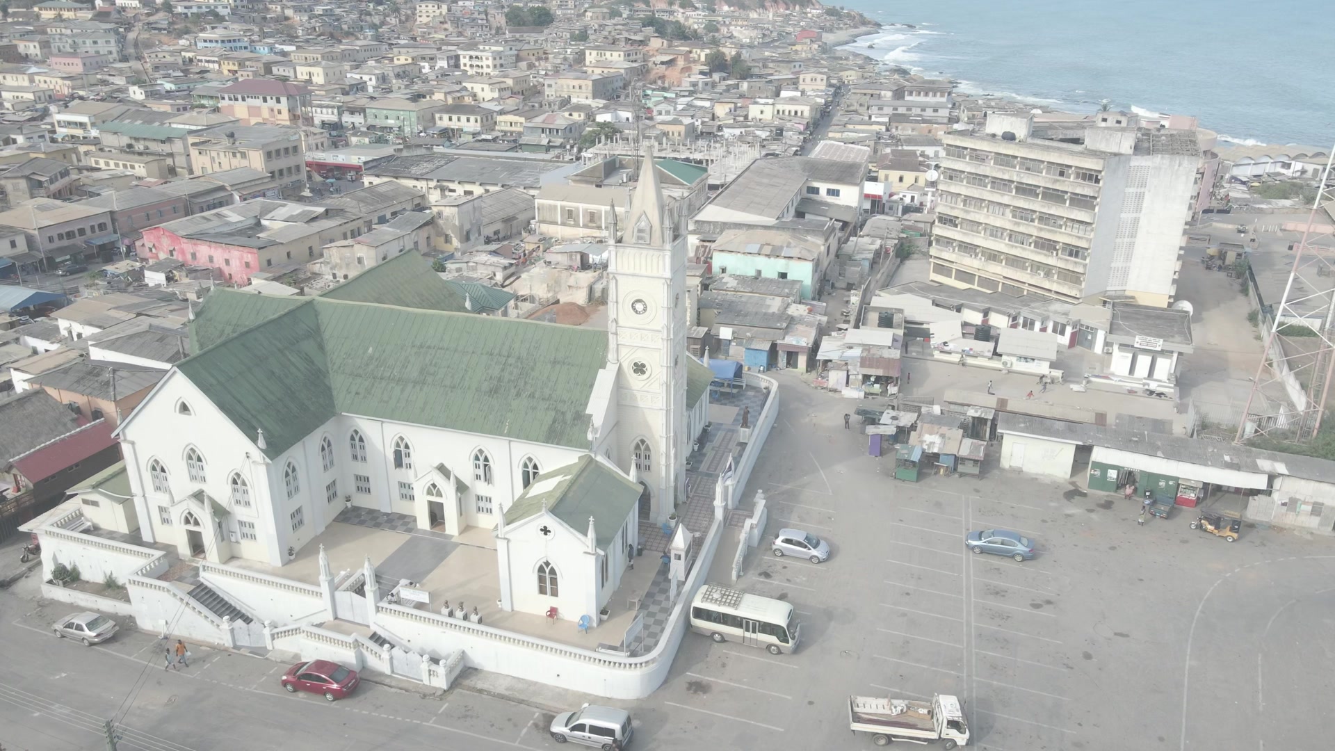 Capecoast Church Building Township Car Park