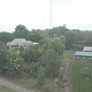 Church On Hill Statue Township Forest Houses