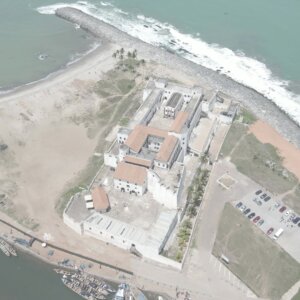 Elmina Castle Aerial Plan Overview