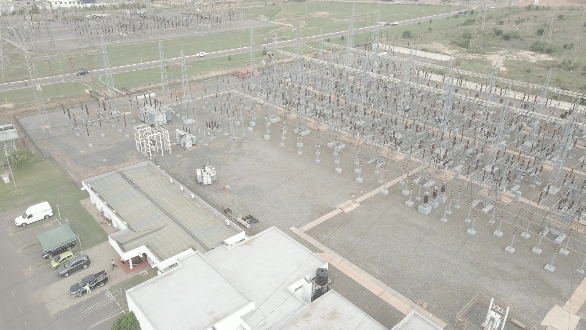 Power Station Electricity Reveal Landscape Wires Pylons