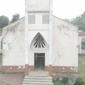 Rise Shot Church Building Statue Jesus