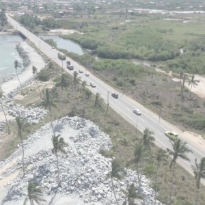 Rocky Beach Road Bridge Highway Coconut