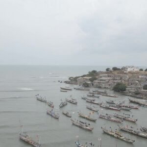 Sea Ocean Boats Fishing Port Pan View