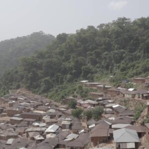 Shiare Hanging Village Mud Houses Slope Forest