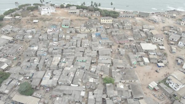 Township Settlement Houses Beach Shoreline Fort Landscape