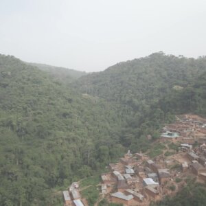 Village On Mountain Shiare Forest Hills Mud House Slope