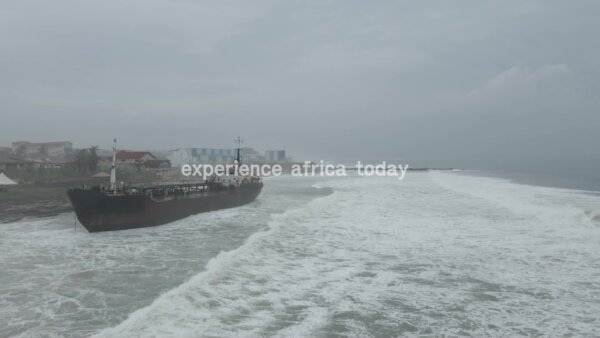 Abandoned Ship Shores Waves Ocean