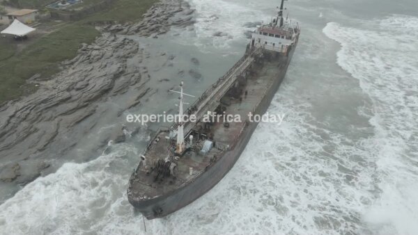 Abandoned Ship Top Down View Orbit 360