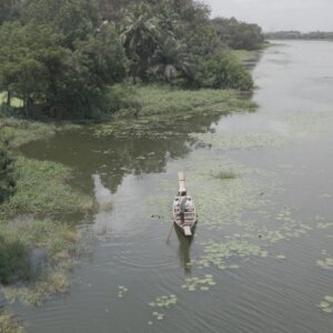 Boat Row River Fishing