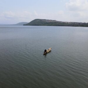 Fishing Fisherman Boat Drifting Lake River