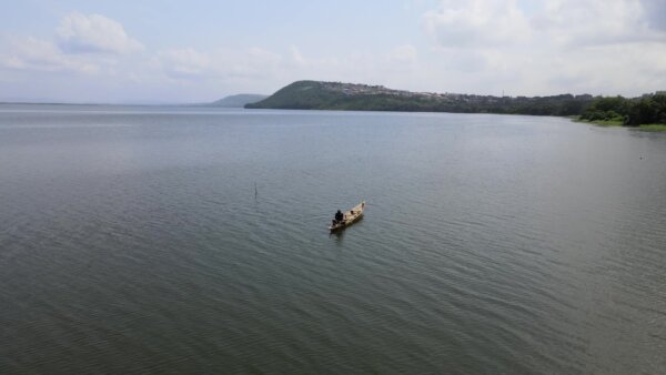 Fishing Fisherman Boat Drifting Lake River