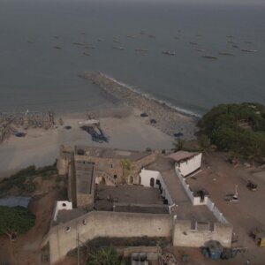 Fort Good Hope Senya Bereku Top Down View Beach