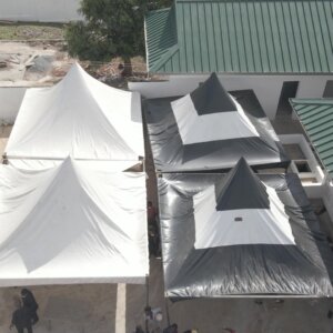 Funeral Event Aerial View