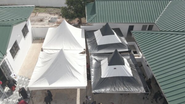 Funeral Event Aerial View