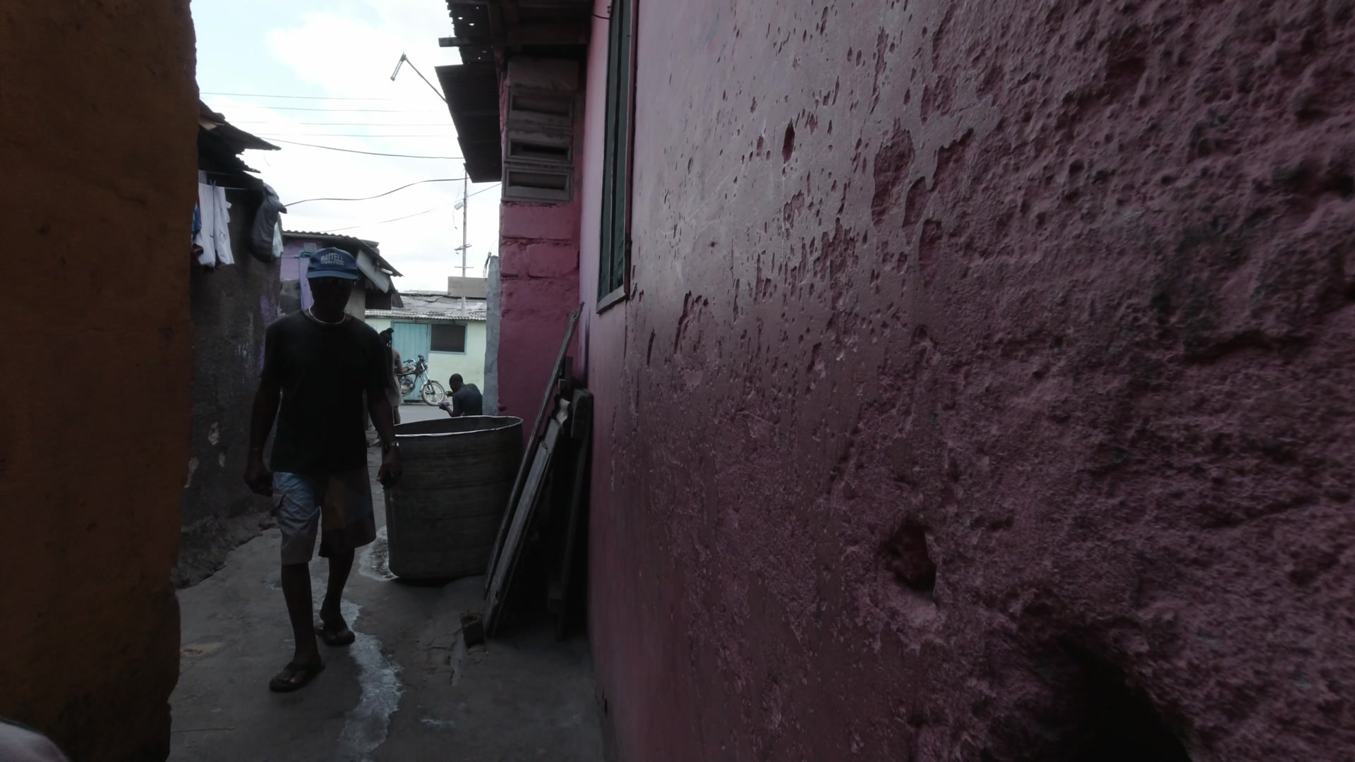 Jamestown Accra Walk Through Alley Houses