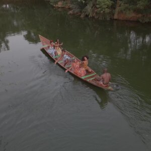 Legon Botanical Garden Boat Waterway Zoom Out