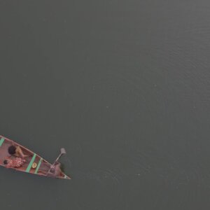 Legon Botanical Garden Lake Boat Crossing Women