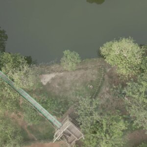 Legon Botanical Garden Top Down View Spin Hanging Walkway