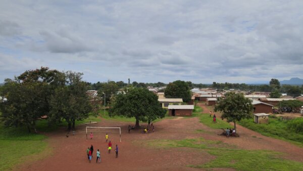 Village Community Settlement Flyover