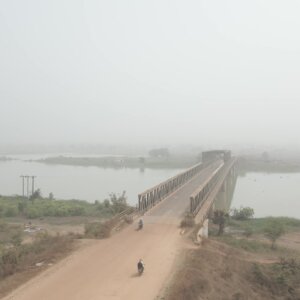 Damanko Bridge Oti River Orbit Arc Side View