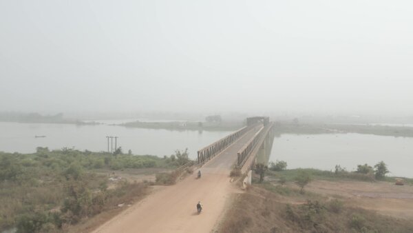 Damanko Bridge Oti River Orbit Arc Side View