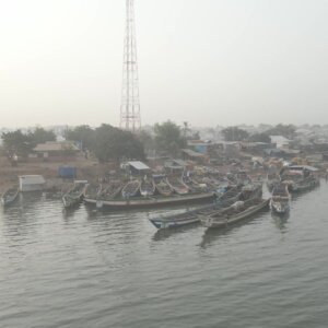 Docked Boats Fishermen Yeji