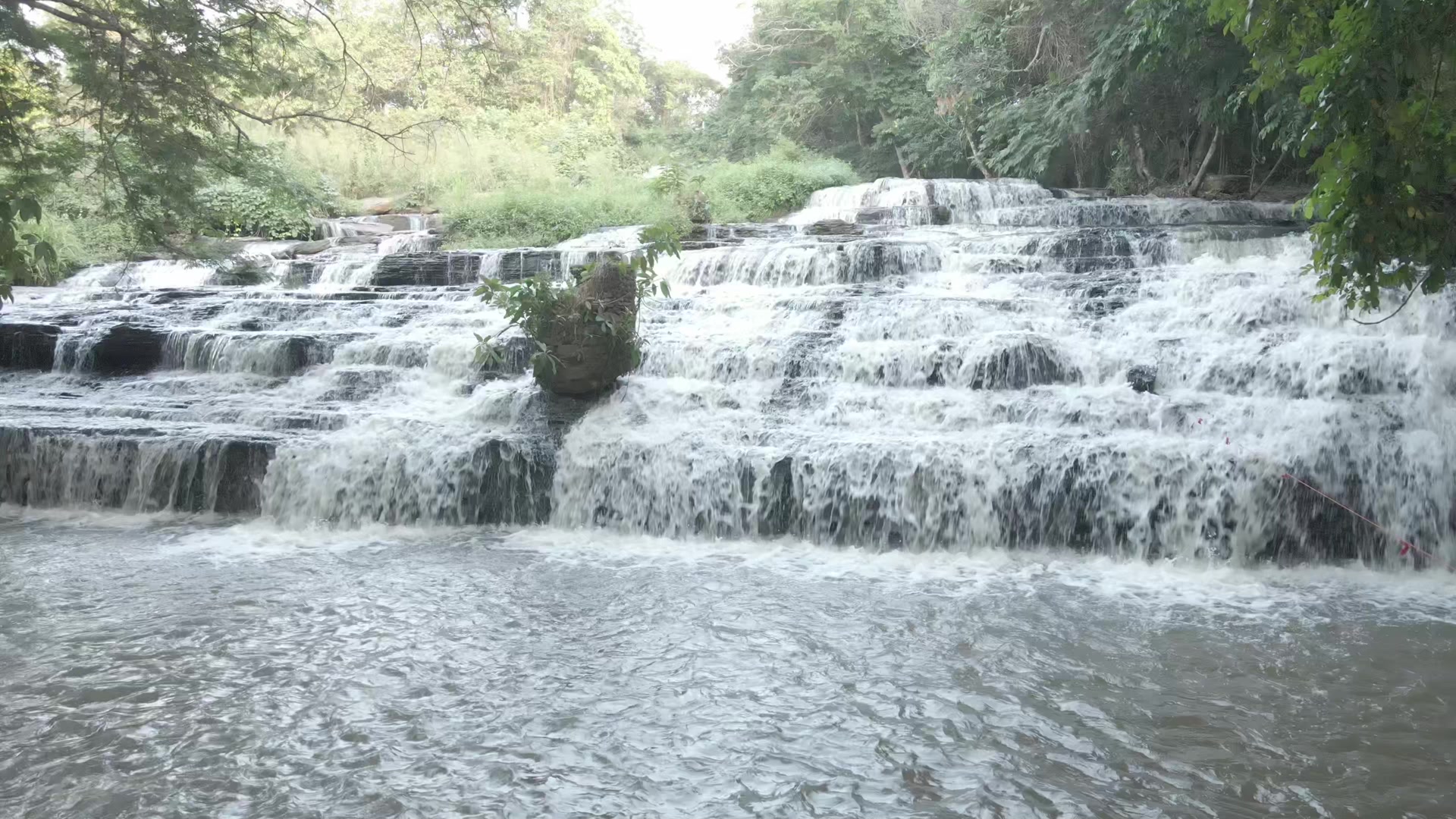 Terracing Fuller Waterfalls Near Kintampo Reverse Arc Pan