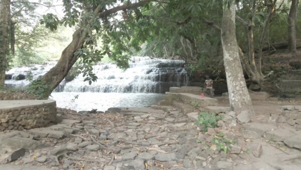 Terracing Fuller Waterfalls Near Kintampo