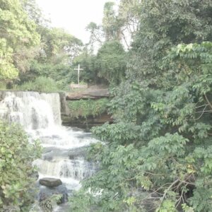 Terracing Fuller Waterfalls Near Kintampo Top View