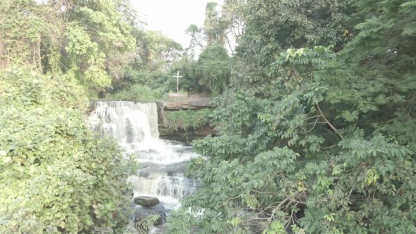 Terracing Fuller Waterfalls Near Kintampo Top View