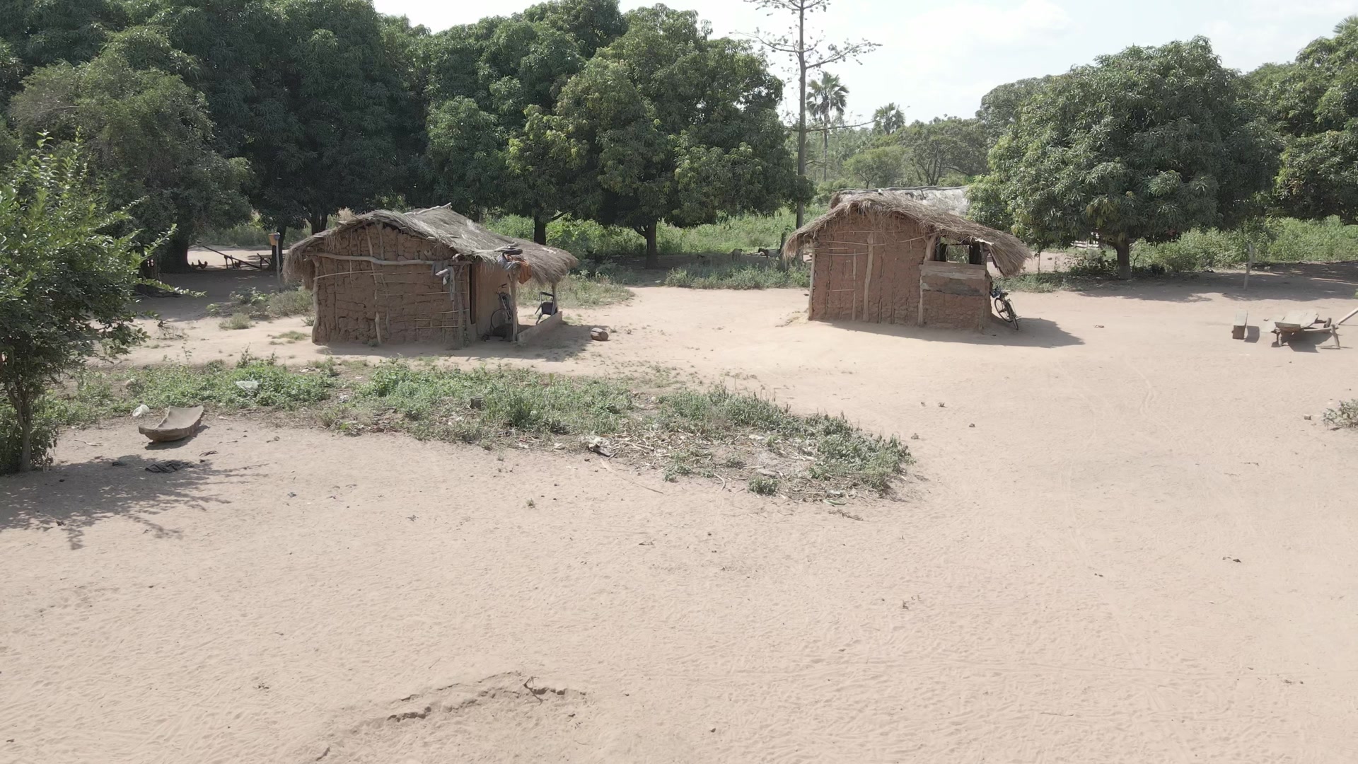 Village Community Mud House Compound