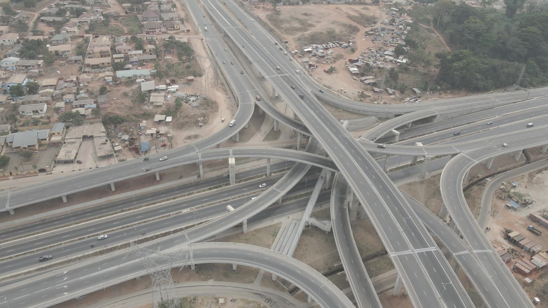 Pokuase Interchange Completed Orbit Arc