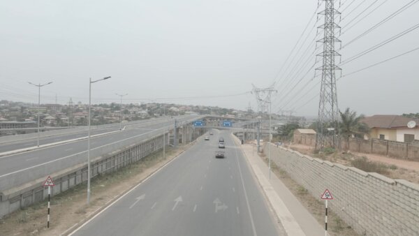 Pokuase Interchange Highway Road