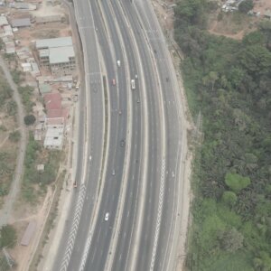 Pokuase Interchange Road Lanes Fly Over Reveal