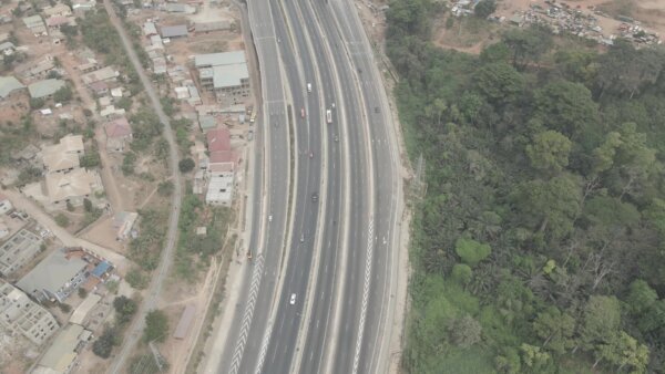 Pokuase Interchange Road Lanes Fly Over Reveal