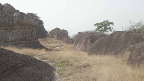 Rock Formation Landscapes Low Fly