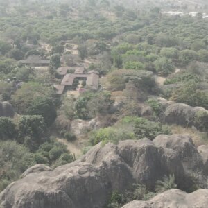 Rock Hill Landscape Vegetation Grassland Settlement Orbit 360 Full