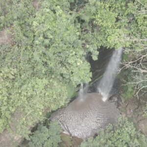 Shiare Waterfall Rocket Shot Vegetation Forest Beautiful Water Green