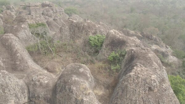 Tanoboase Rocks Formation Landscape Orbit 360 Full