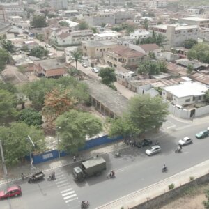 Busy Roundabout Lome Transportation