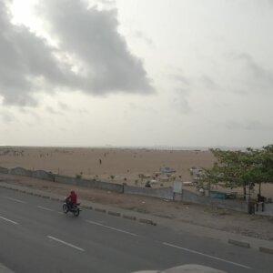 Lome Beach Road Low Fly