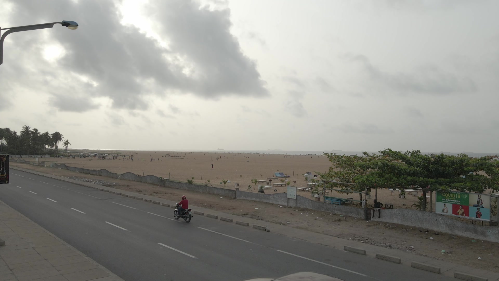 Lome Beach Road Low Fly