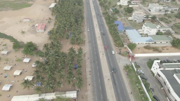 Lome Beach Road Township Wide Shot