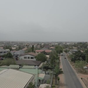 Residential Neighborhood Pan Orbit Arc